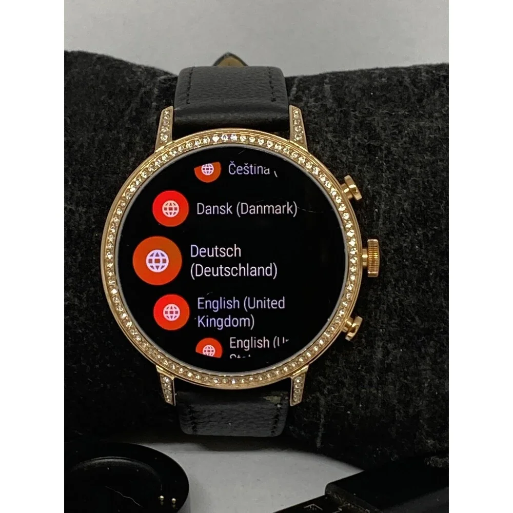 Fossil Gen 4 Authentic Digital Dial Smart Watch Custom Band FTW6015 LT312